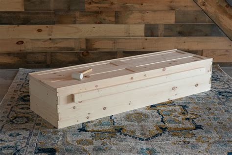 Fiddlehead casket company - handcrafted, handmade casket, coffin, pine, new brunswick, local